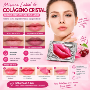 MASCARA LABIAL DE COLÁGENO COM CEREJA 10 UNIDADES